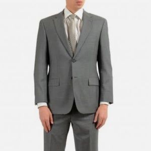 GIANPAUL Modern Fit Sport Coat Blazer Grey Size 44L
